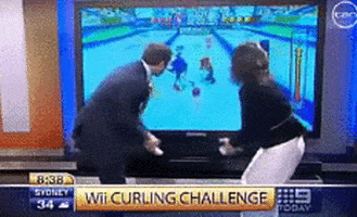 wii curling GIF