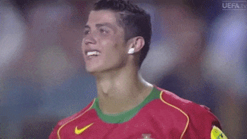 Sad Cristiano Ronaldo GIF by UEFA